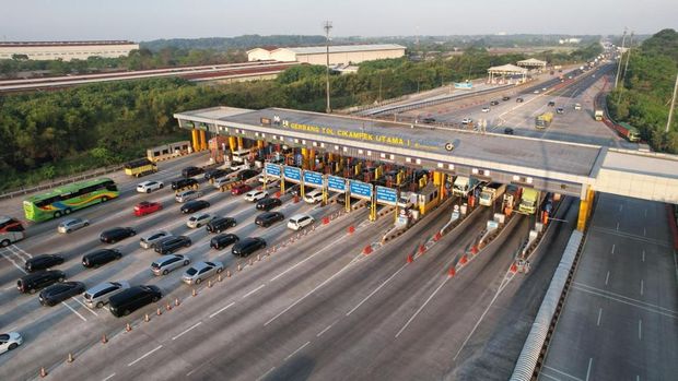 Gerbang Tol Cikampek Utama. (Dok. Jasa Marga)