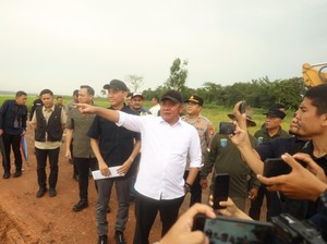 Tinjau Perbaikan Ruas Jalan OKI, Herman Deru Ingin Tekan Biaya Transportasi