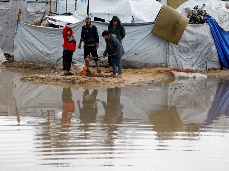 Banjir Perparah Krisis Pengungsi Palestina di Kamp Nuseirat