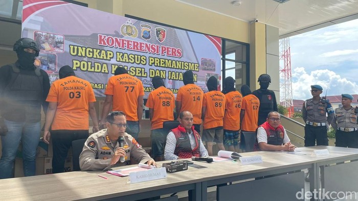 Jumpa Pers Hasil Sikat Intan II tahun 2025 Polda Kalsel.