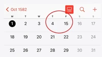 Kenapa Oktober 1582 di iPhone Lompat dari Tanggal 4 Langsung ke-15?