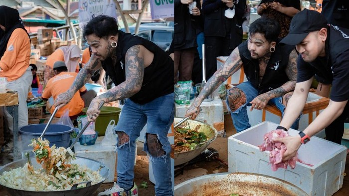 Keren! King Abdi Masak 6.000 Porsi Makanan untuk Korban Bencana Sumatera