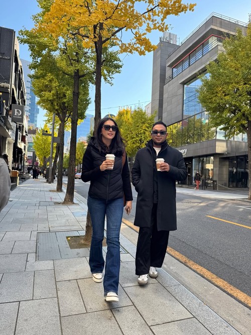 Nabila Syakieb liburan ke Korea bersama sahabat.