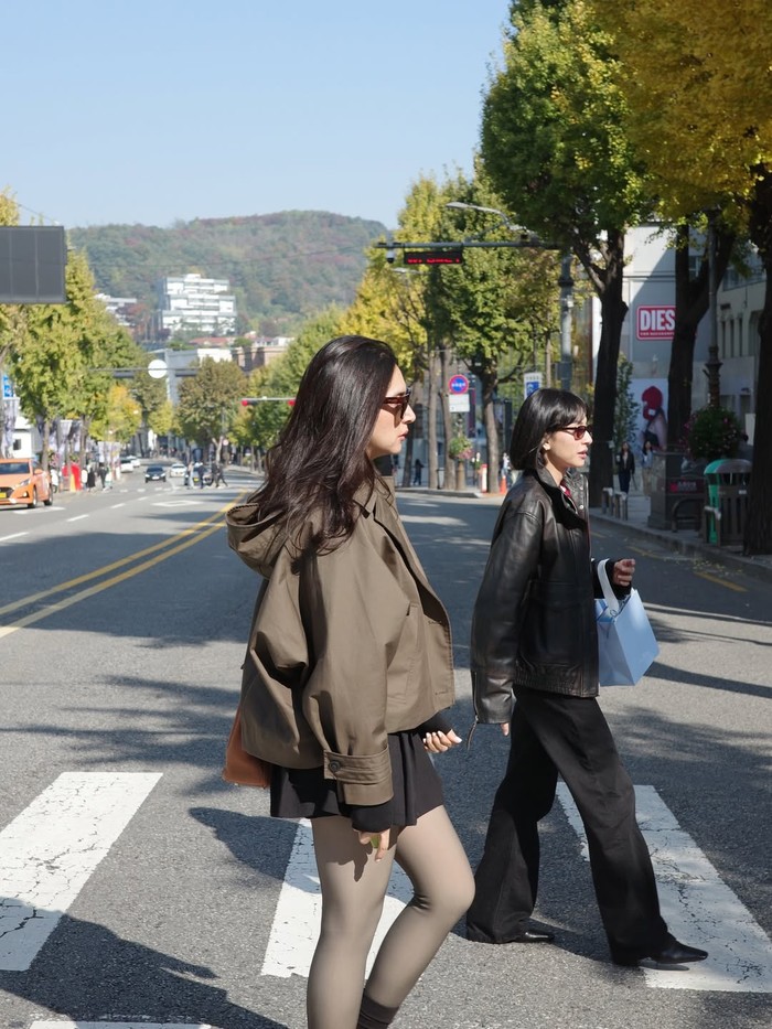Nabila Syakieb liburan ke Korea bersama sahabat.