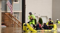 Sungai Atmosfer Picu Banjir Terparah, Washington Lumpuh dan Warga Mengungsi