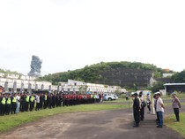 350 Personel Polda Bali Dikerahkan untuk Pengamanan DWP 2025 di GWK
