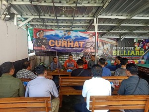 Polres Lamongan Gelar Jumat Curhat Bareng BPBD Bahas Bencana