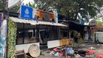 Potret Terkini Puluhan Warung Makan di Kalibata Hangus Imbas Ricuh Matel