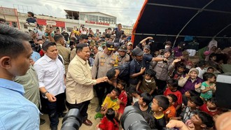 Prabowo Minta Maaf ke Korban Banjir Aceh, Singgung Tongkat Nabi Musa