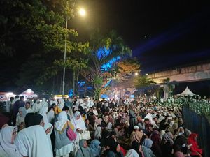 Ribuan Warga Palembang Doakan Korban Bencana Sumatra