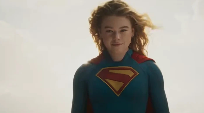 Cuplikan adegan dalam trailer Supergirl (2026).