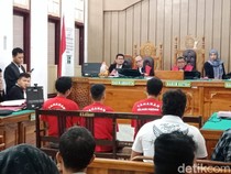 3 Begal Sepeda Motor di Medan Divonis 4,5 Tahun Penjara