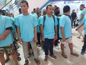 258 WNI Dideportasi dari Malaysia Lewat Batam, Ada Korban Kecelakaan Laut