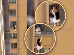Viral Selingkuhan Bergelantungan di Lantai 10 Apartemen demi Kabur dari Istri Sah
