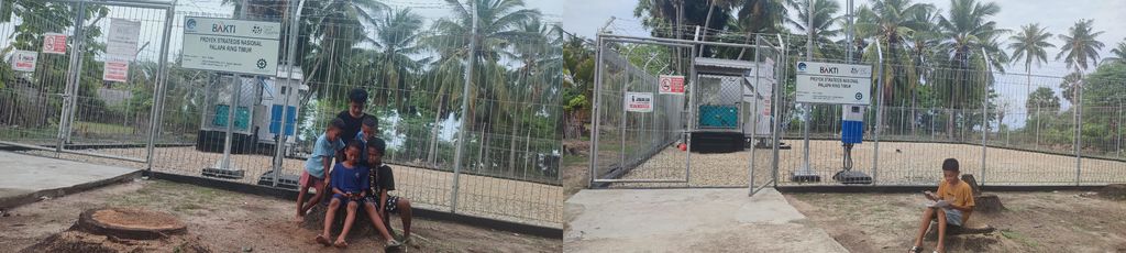 Anak-anak belajar di NOC Palapa Ring di Sabu Raijua