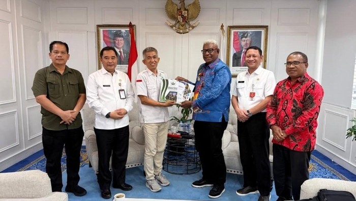 Bupati Mimika Johannes Rettob Terima Penghargaan IHAI 2025 dari Kemendagri