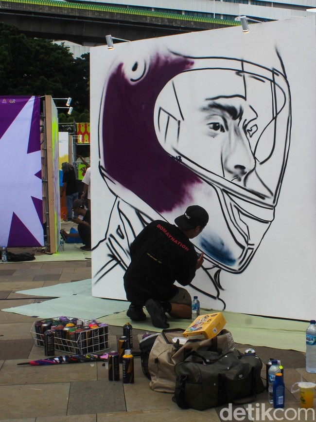 Jakarta Mural Festival Warnai Ruang Publik Peruri