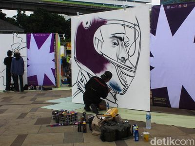 Jakarta Mural Festival Warnai Ruang Publik Peruri