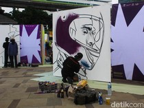 Jakarta Mural Festival Warnai Ruang Publik Peruri