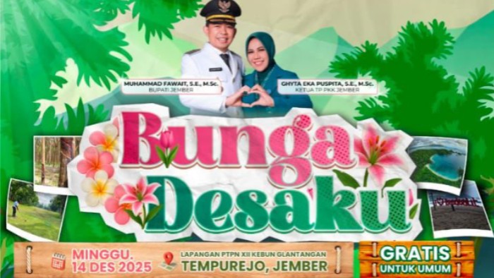 Gus Fawait Ajak Warga Tempurejo Jalan Sehat, Banyak Doorprize Menarik!