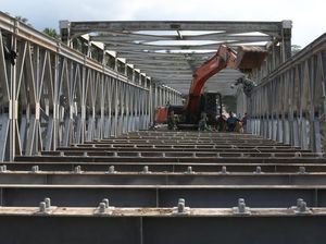 TNI AD Sebut Baut Hilang di Jembatan Bailey Aceh Sudah Terpasang Kembali