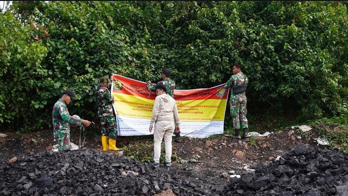 Tambang Ilegal Terbongkar! Langsung Ditutup, 1.430 Ton Batu Bara Disita