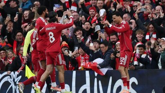 Liverpool Vs Brighton: Gol Kilat Ekitike Bawa The Reds Unggul di Babak I