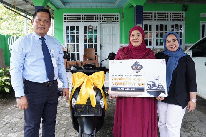Bank Mega Syariah Serahkan Hadiah Motor hingga Voucher Umrah Poin Haji Berkah