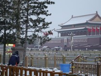 Salju Perdana Musim Dingin Selimuti Beijing