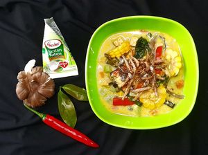 Resep Sayur Lodeh Gunung Melaut, Sedap Pakai Ikan Teri