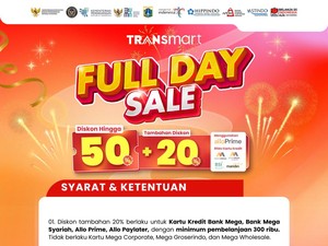 Hari Ini Serbu Transmart Full Day Sale! Banjir Diskon 50% + 20%