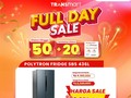 Kulkas 436L Diskon Jumbo di Transmart Full Day Sale!