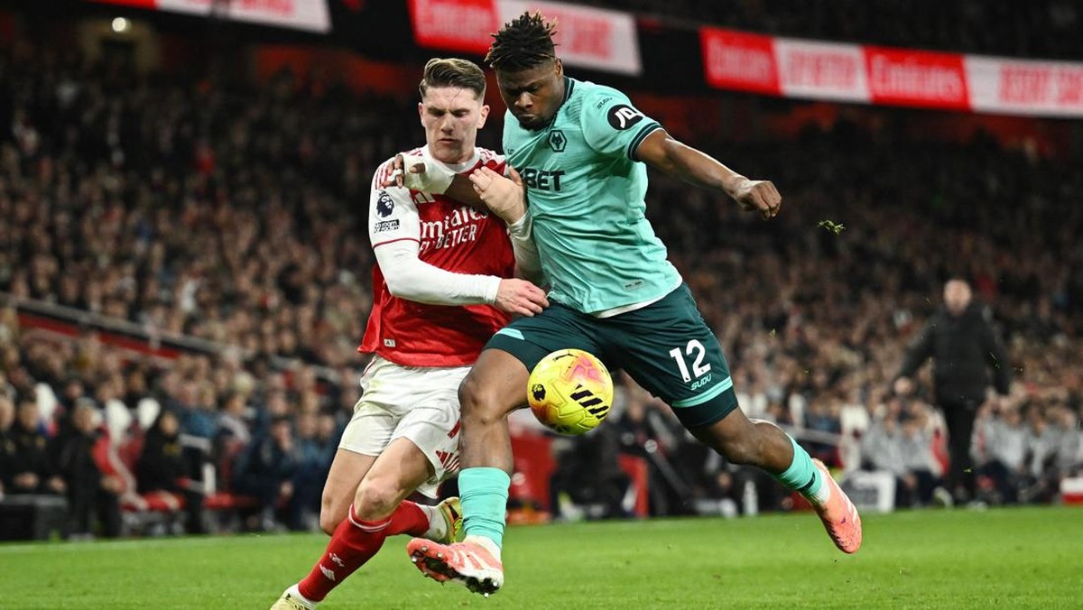 Arsenal vs Wolves 0-0 di babak pertama (Foto: REUTERS/Dylan Martinez)