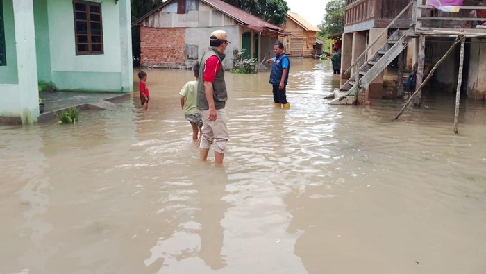 Puluhan Rumah di 3 Desa Muara Enim Terendam Banjir