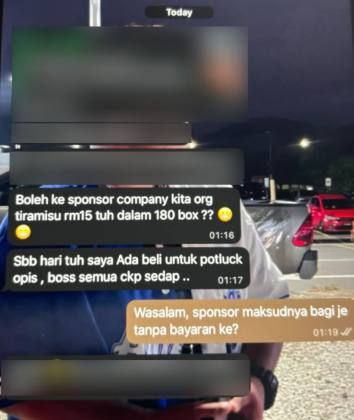 Duh! Pelanggan Tak Tahu Malu Ini Minta 'Sponsor' 180 Tiramisu Gratis Duh! Pelanggan Tak Tahu Malu Ini Minta 'Sponsor' 180 Tiramisu Gratis