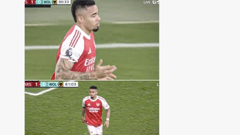 Gabriel Jesus akhirnya kembali merumput setelah sekian lama absen. Foto: X.com