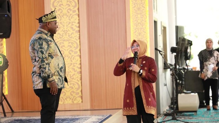 Bupati Siak Suarakan Hak Asasi Rakyat Siak di Hadapan Menteri HAM
