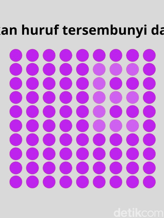 Tes Ketajaman Saraf Mata, Bisa Temukan Huruf Tersembunyi? Banyak yang Gagal Nih