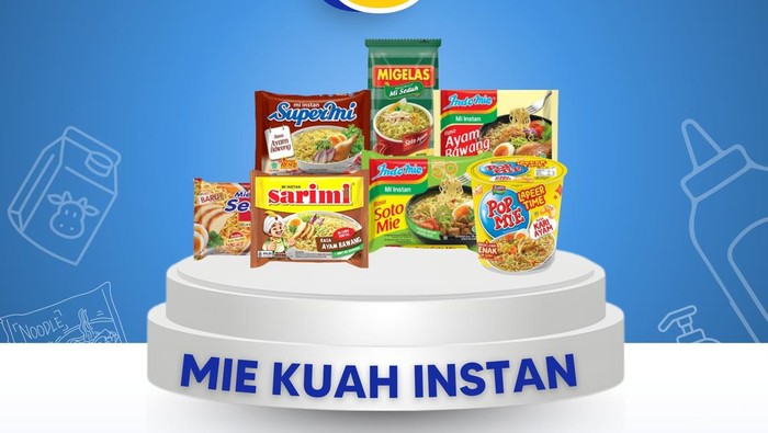 Belanja Aneka Mi Instan Jadi Murah di Transmart Full Day Sale
