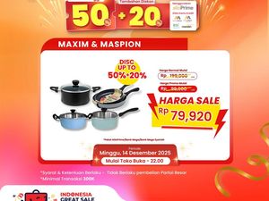 Banjir Diskon! Beli Peralatan Masak di Transmart Full Day Sale Jadi Semurah Ini