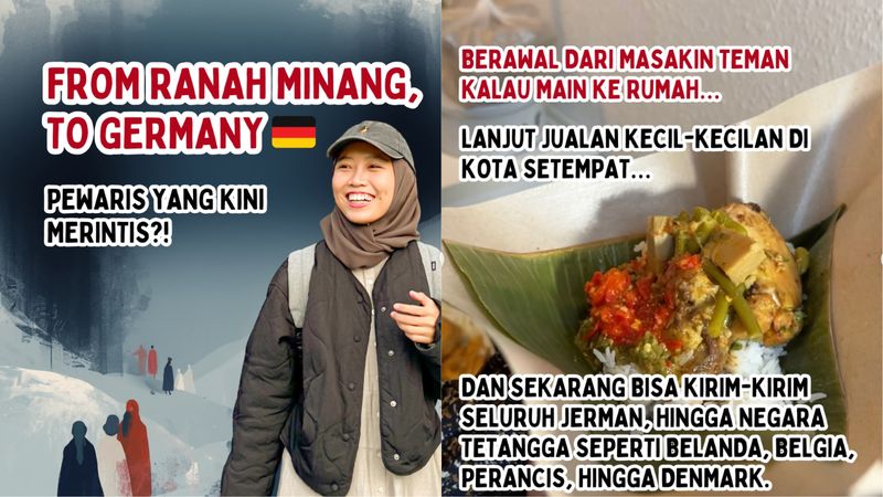 Wanita Minang Ini Sukses Jualan Nasi Padang di Jerman, Segini Harganya Wanita Minang Ini Sukses Jualan Nasi Padang di Jerman, Segini Harganya