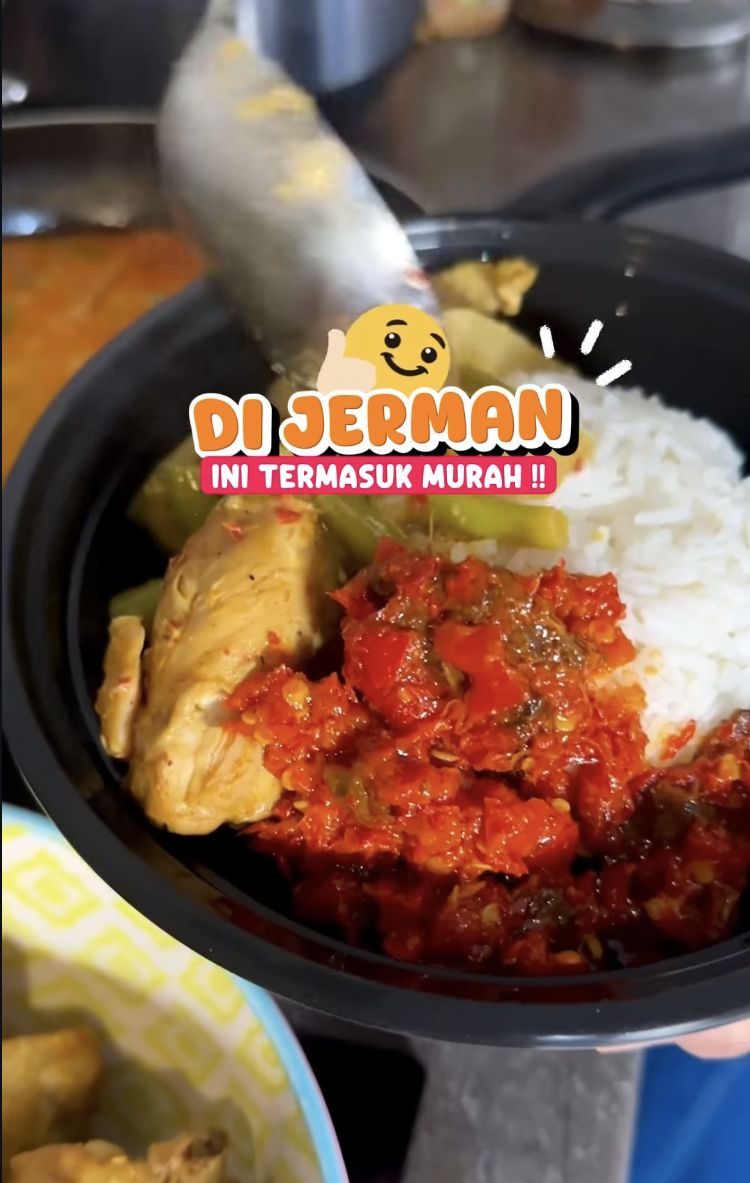 Wanita Minang Ini Sukses Jualan Nasi Padang di Jerman, Segini Harganya Wanita Minang Ini Sukses Jualan Nasi Padang di Jerman, Segini Harganya