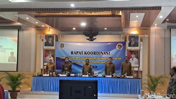 BPN Rakor Bareng Andra Soni: Banten Punya 137 Situ, Baru 20 yang Bersertifikat