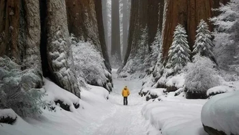 Sequoia National Park di California. Foto: According-Kale1952 via Bored Panda