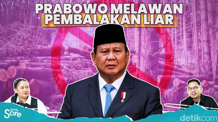 Niat Prabowo Perangi Pembalakan Liar di Sumatera