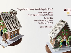 Liburan Kreatif dan Seru! Ajak Si Kecil Ikut Gingerbread House Workshop