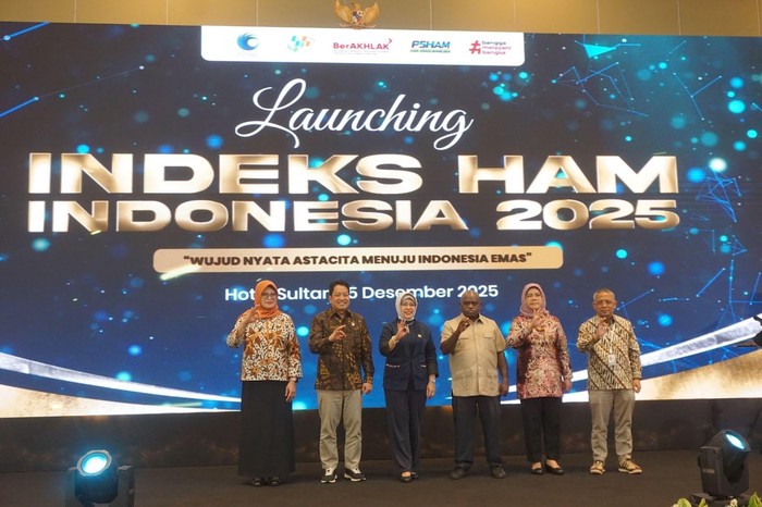 KemenHAM-BPS Perkuat Kolaborasi Lewat Peluncuran Hasil Indeks HAM 2025