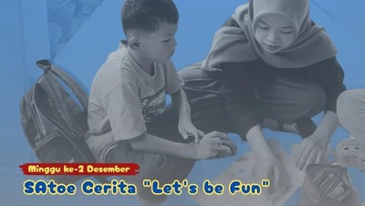 Satoe Atap Lets Be Fun Latih Adik-adik Berekspresi Lewat Tulisan