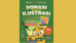 Donasi untuk Sesama, Bonusnya Dapat Ilustrasi Eksklusif!