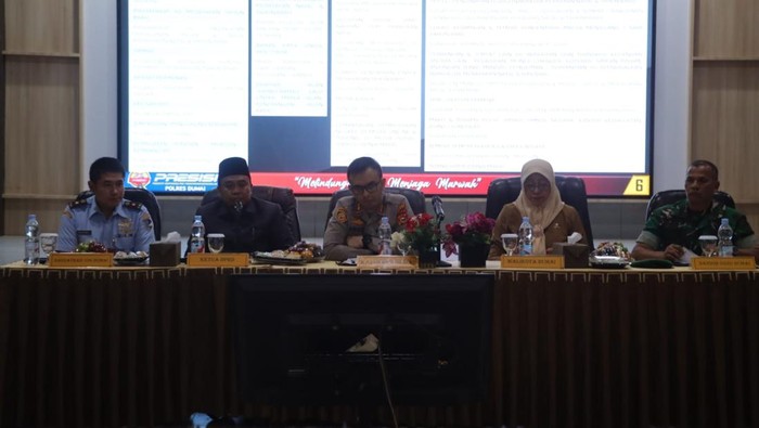 Polres Dumai Gelar Rakor Jelang Operasi Lilin, Pastikan Nataru Aman